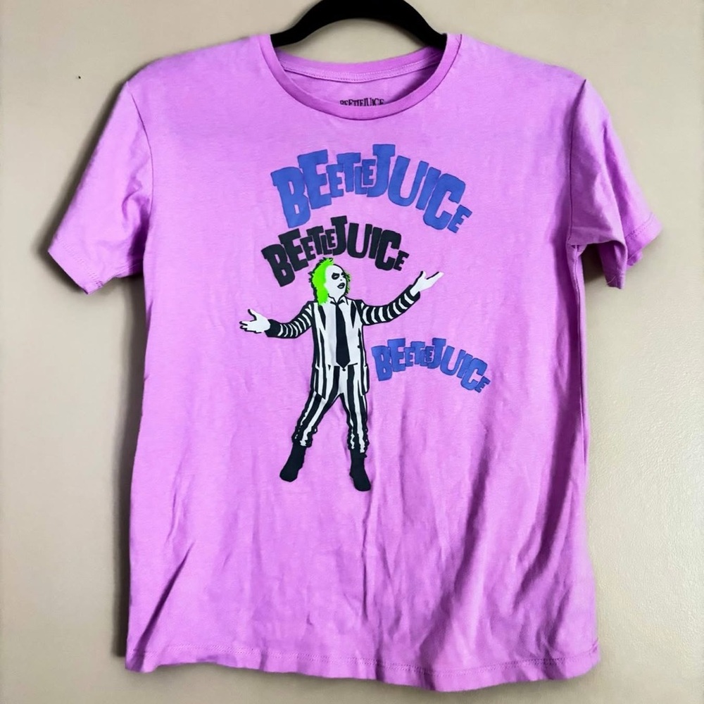Purple Beetlejuice Graphic T-Shirt